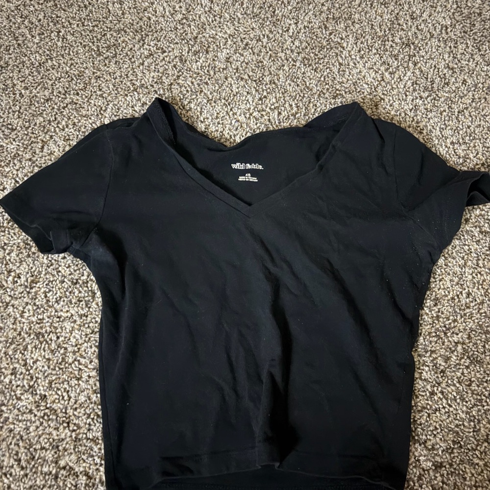 Wild Fable Black Short Sleeve Tee